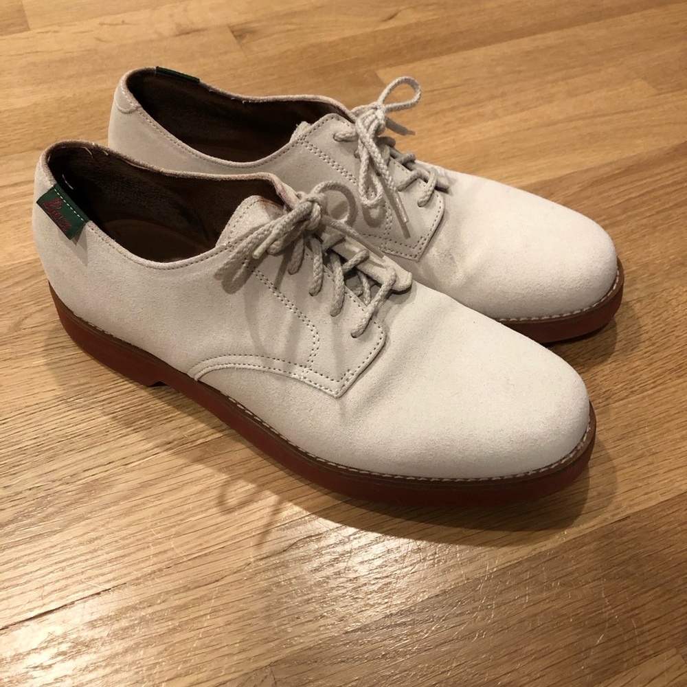 G.H. Bass White Suede Shoes Men’s